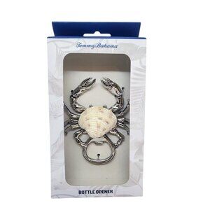 Tommy Bahama Crab-Shaped Bottle Opener With Shell Body Island Living Aesthetic